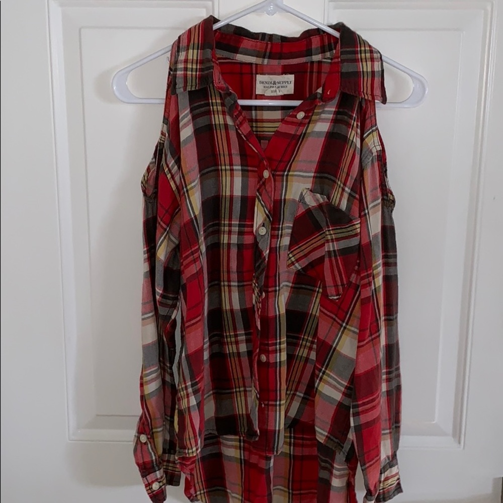 Denim & Supply Ralph Lauren Flannel w/Cutouts